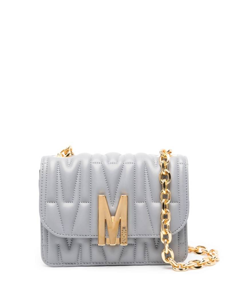 Moschino small padded shoulder bag - Grey von Moschino