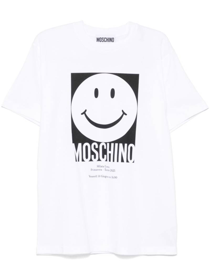 Moschino smiley-motif T-shirt - White von Moschino