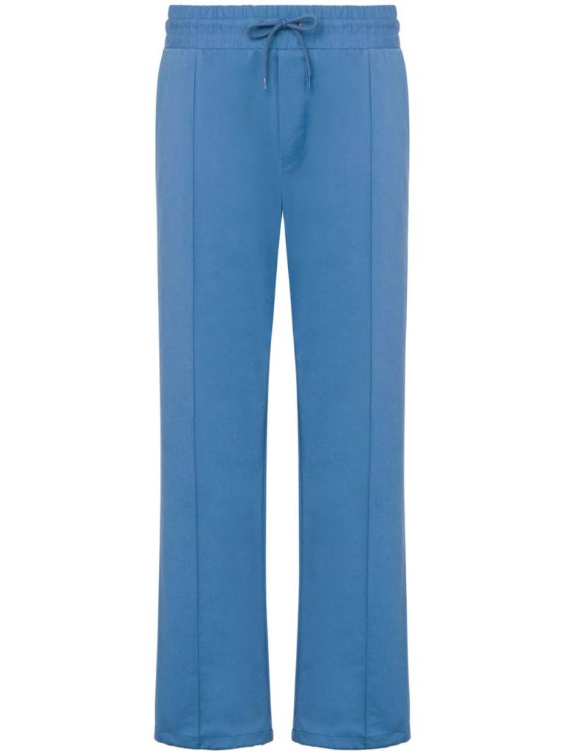 Moschino straight-leg drawstring trousers - Blue von Moschino