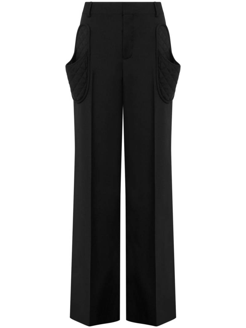 Moschino straight-leg trousers - Black von Moschino