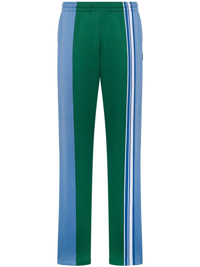 Moschino striped straight-leg trousers - Green von Moschino