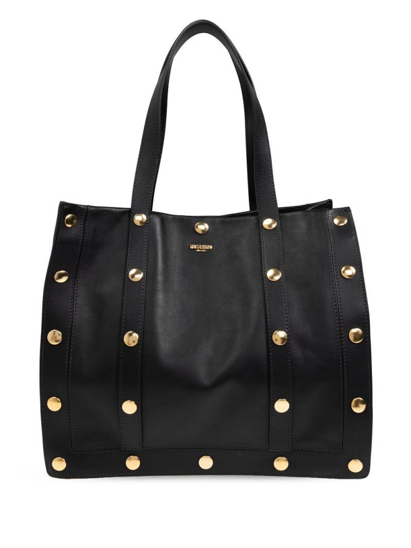 Moschino studded tote bag - Black von Moschino