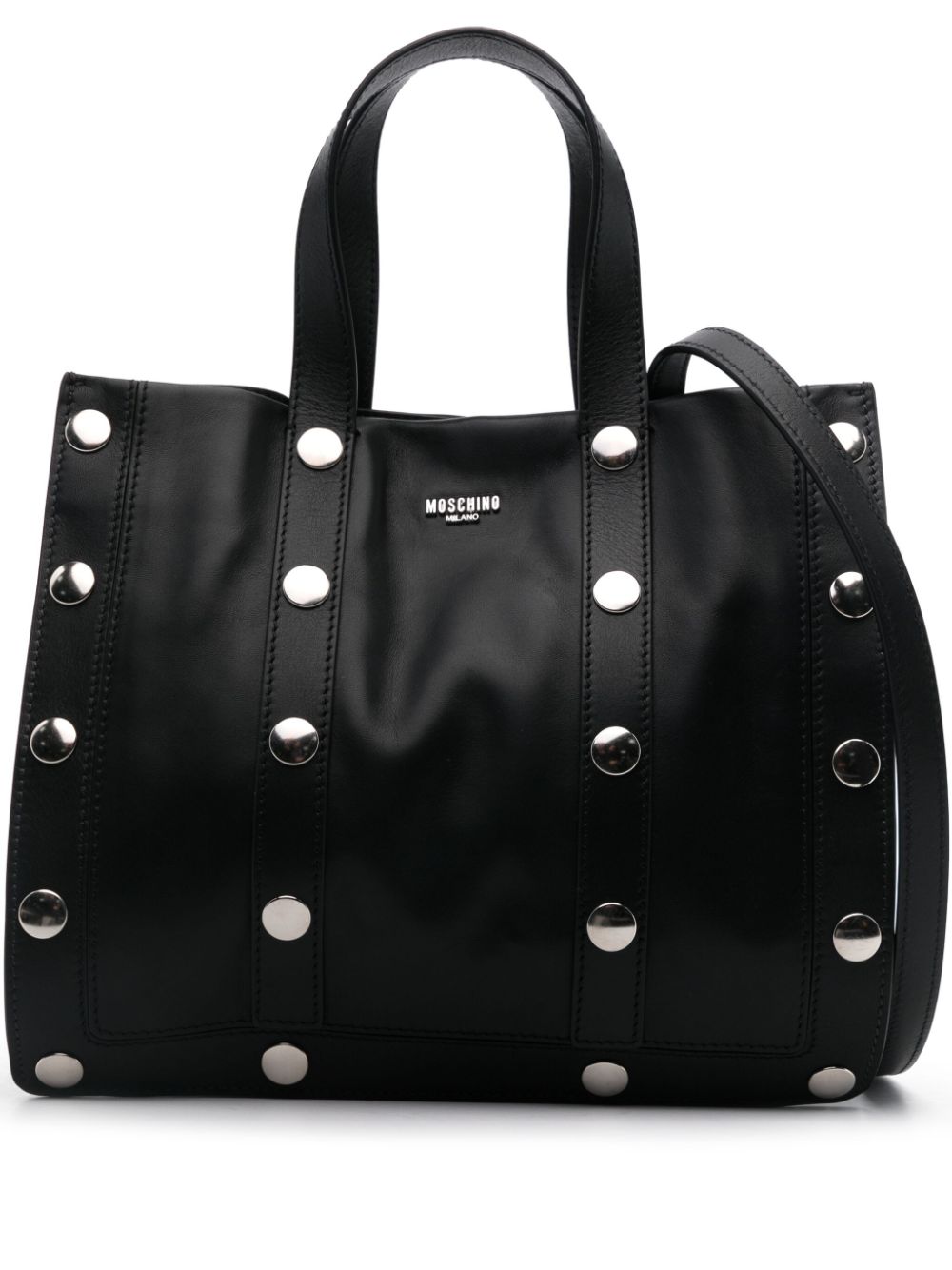 Moschino studded tote bag - Black von Moschino