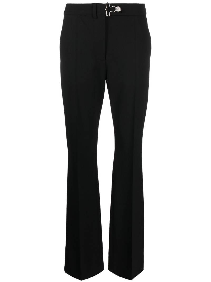 MOSCHINO JEANS tailored flared trousers - Black von MOSCHINO JEANS