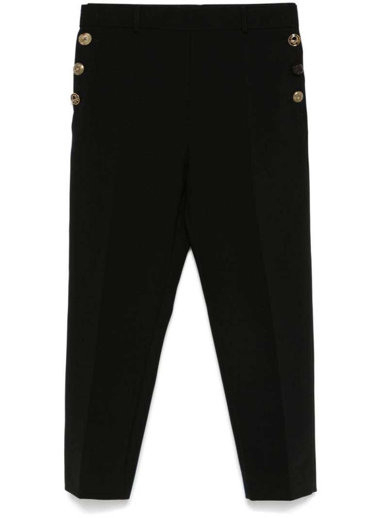 Moschino tapered tailored trousers - Black von Moschino