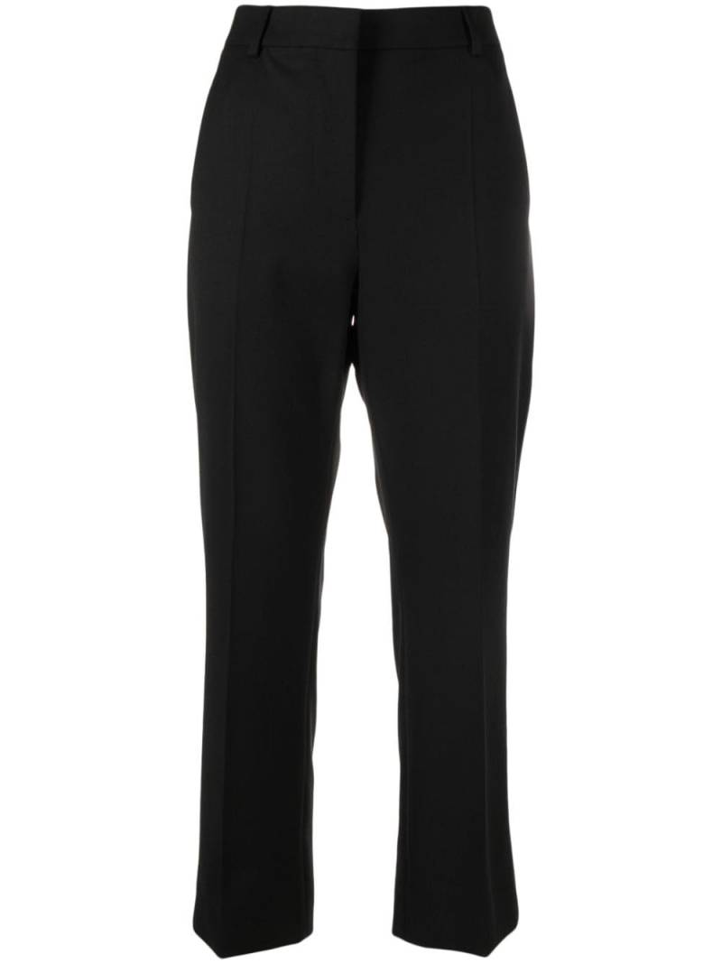 MOSCHINO JEANS virgin wool-blend cropped trousers - Black von MOSCHINO JEANS