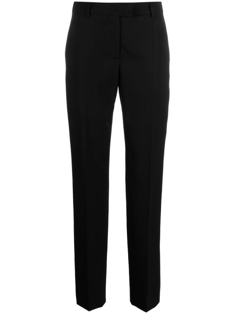 Moschino virgin wool tailored trousers - Black von Moschino