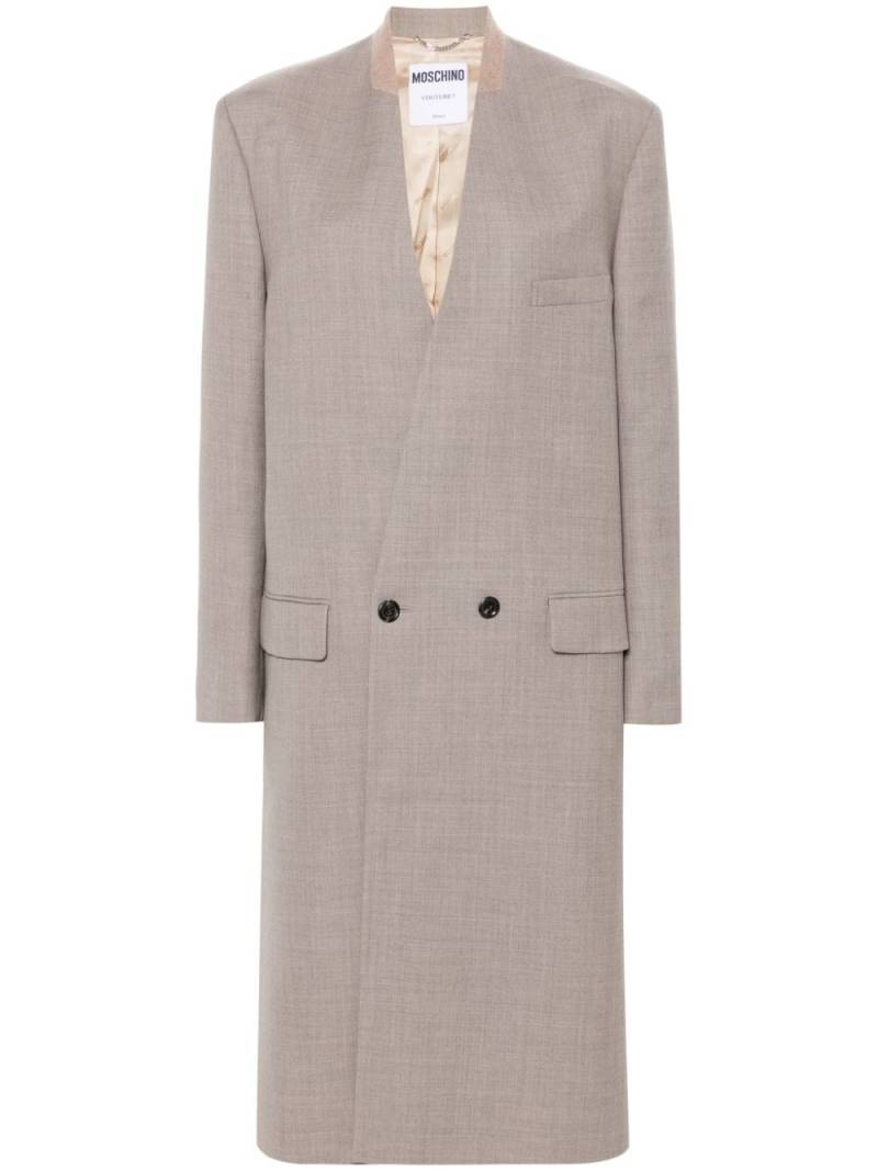 Moschino wool coat - Neutrals von Moschino