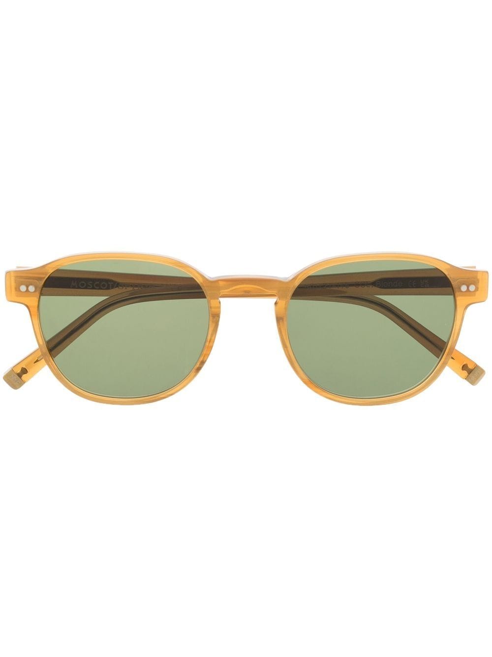 Moscot Arthur Sun round sunglasses - Neutrals von Moscot