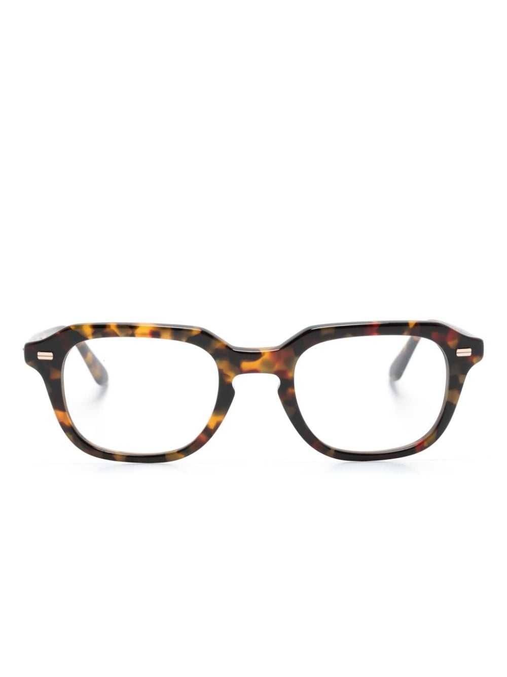 Moscot Gatkes rectangle-frame glasses - Brown von Moscot