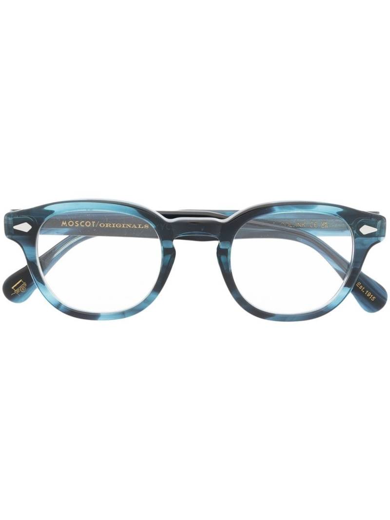 Moscot Lemtosh pantos-frame glasses - Blue von Moscot