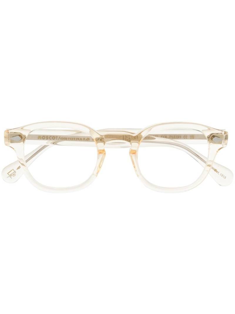 Moscot Lemtosh pantos-frame glasses - Neutrals von Moscot