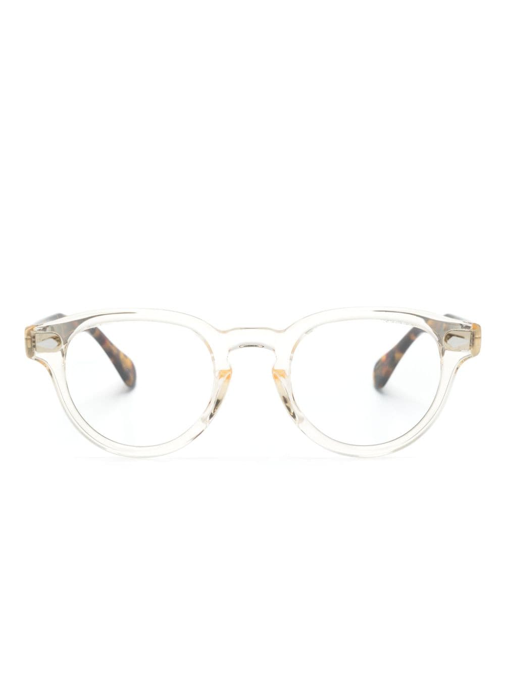 Moscot Maydela round-frame glasses - Yellow von Moscot