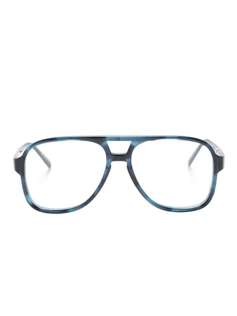 Moscot Sheister pilot-frame glasses - Blue von Moscot