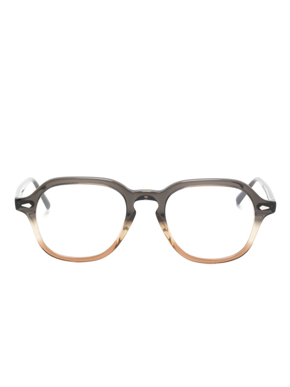 Moscot Yenem geometric-frame glasses - Grey von Moscot