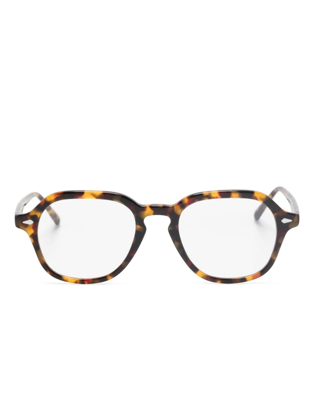 Moscot Yenem square-frame glasses - Brown von Moscot