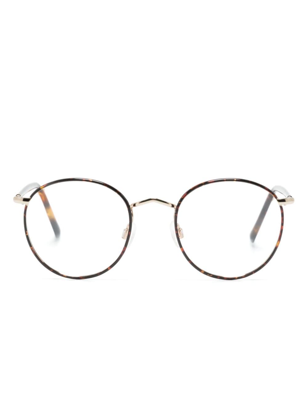 Moscot Zev round-frame glasses - Brown von Moscot