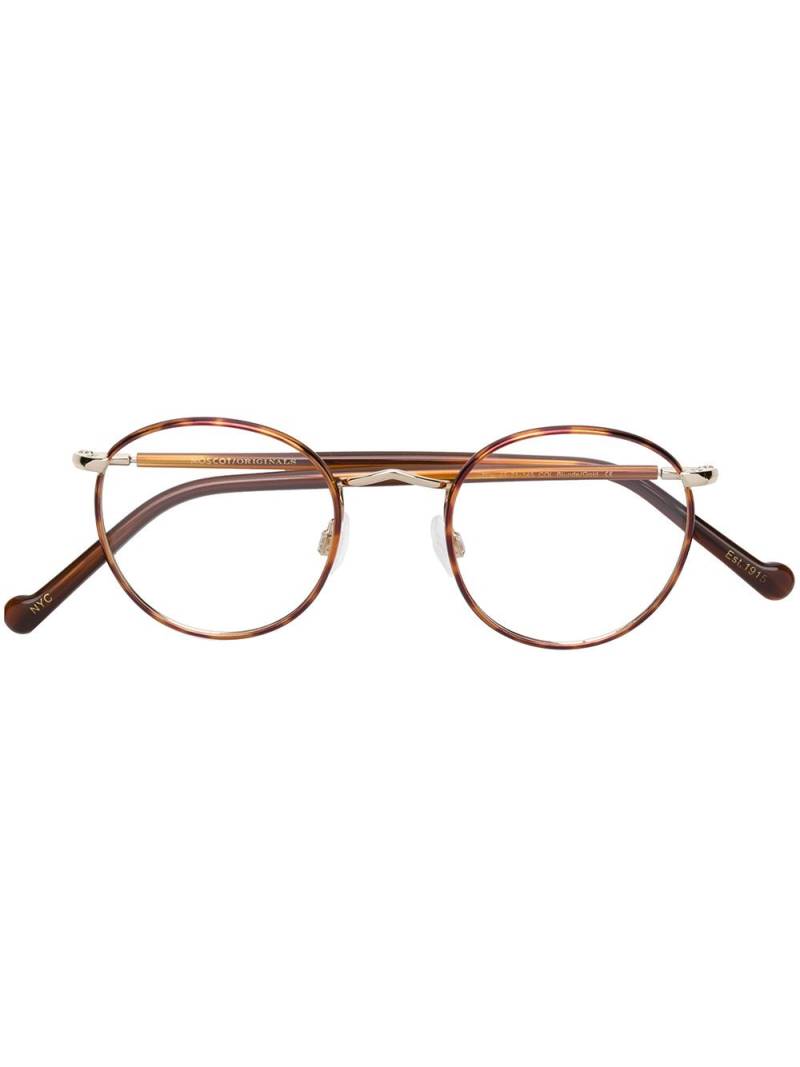 Moscot round shaped glasses - Yellow von Moscot