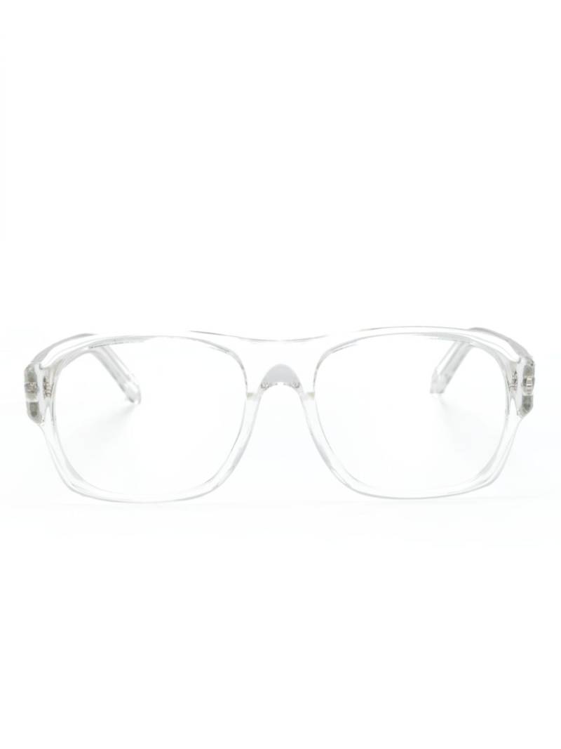 Moscot transparent-design square-frame glasses - Neutrals von Moscot