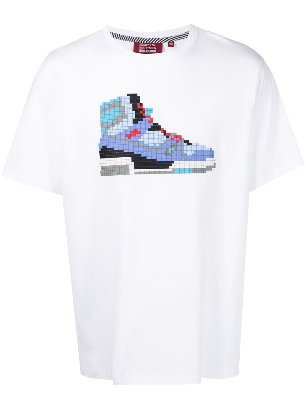 Mostly Heard Rarely Seen 8-Bit 501 Hi-Top graphic-print T-shirt - White von Mostly Heard Rarely Seen 8-Bit