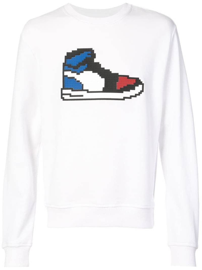 Mostly Heard Rarely Seen 8-Bit Americano sneaker sweatshirt - White von Mostly Heard Rarely Seen 8-Bit