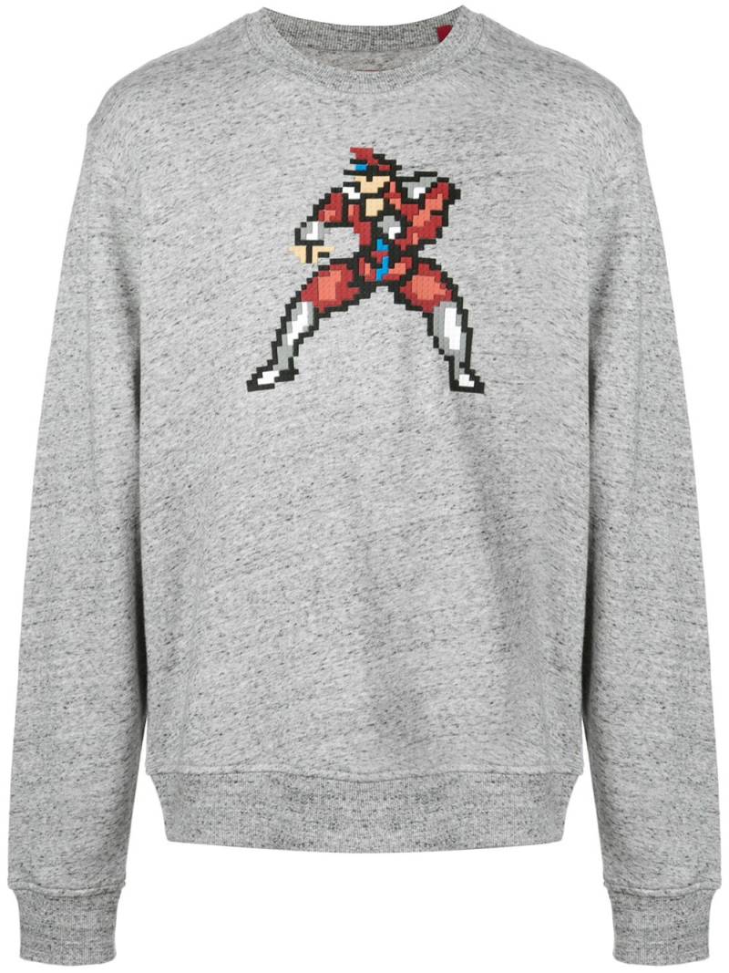 Mostly Heard Rarely Seen 8-Bit Captain Red sweatshirt - Grey von Mostly Heard Rarely Seen 8-Bit