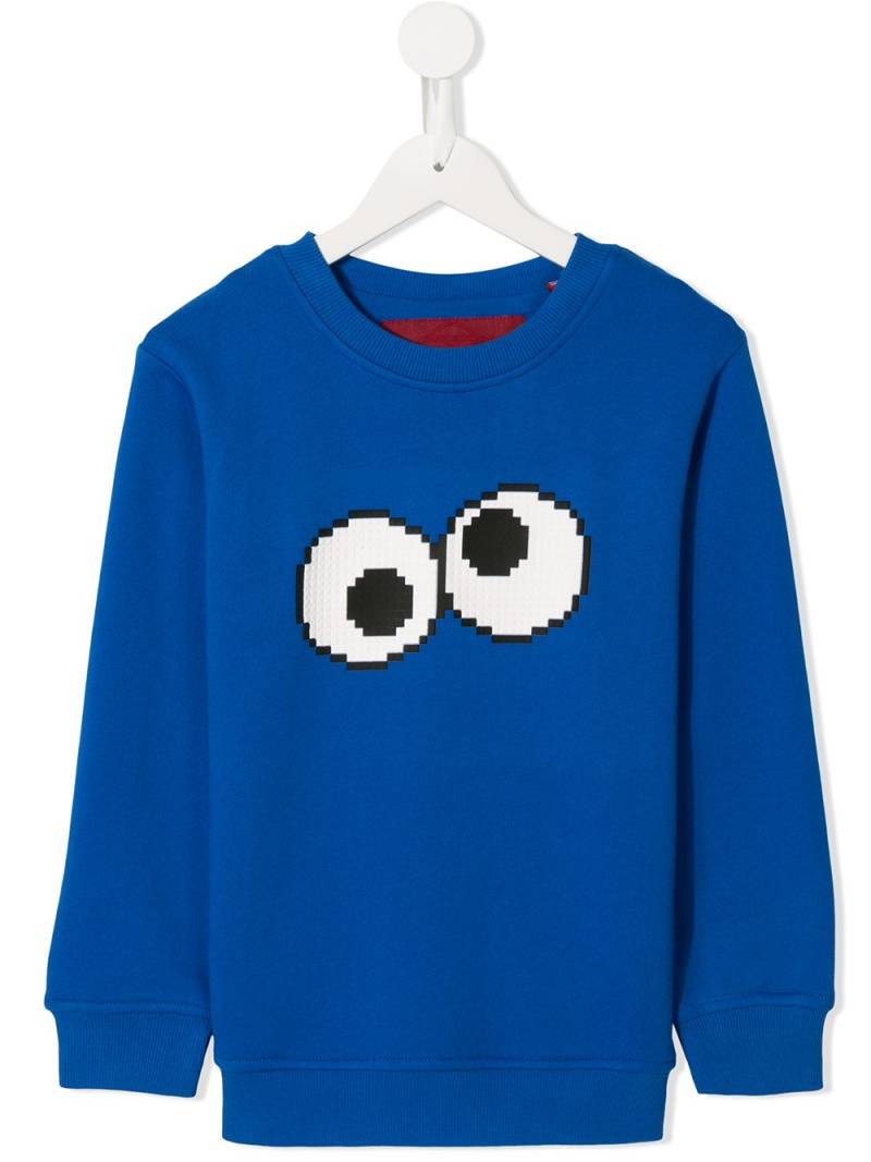 Mostly Heard Rarely Seen 8-Bit Cookie Cookie print sweatshirt - Blue von Mostly Heard Rarely Seen 8-Bit