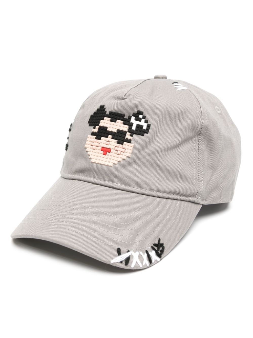 Mostly Heard Rarely Seen 8-Bit Double C Bear baseball cap - Grey von Mostly Heard Rarely Seen 8-Bit