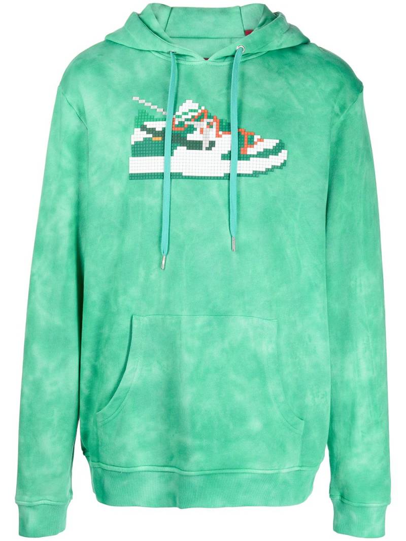 Mostly Heard Rarely Seen 8-Bit Dunk tie-dye pullover hoodie - Green von Mostly Heard Rarely Seen 8-Bit