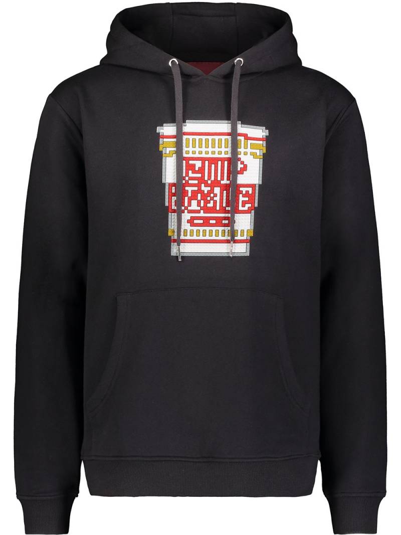 Mostly Heard Rarely Seen 8-Bit Hot Pasta print hoodie - Black von Mostly Heard Rarely Seen 8-Bit