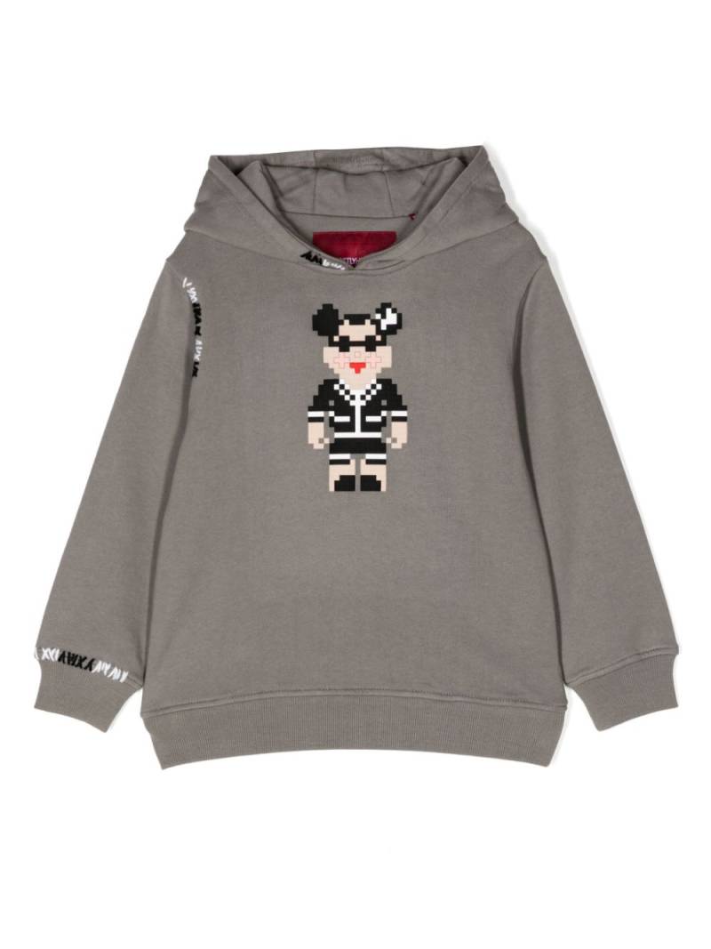 Mostly Heard Rarely Seen 8-Bit Mini Double C Bear hoodie - Grey von Mostly Heard Rarely Seen 8-Bit