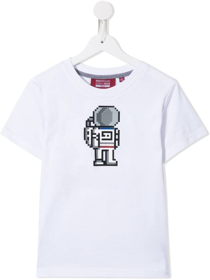 Mostly Heard Rarely Seen 8-Bit astronaut T-shirt - White von Mostly Heard Rarely Seen 8-Bit