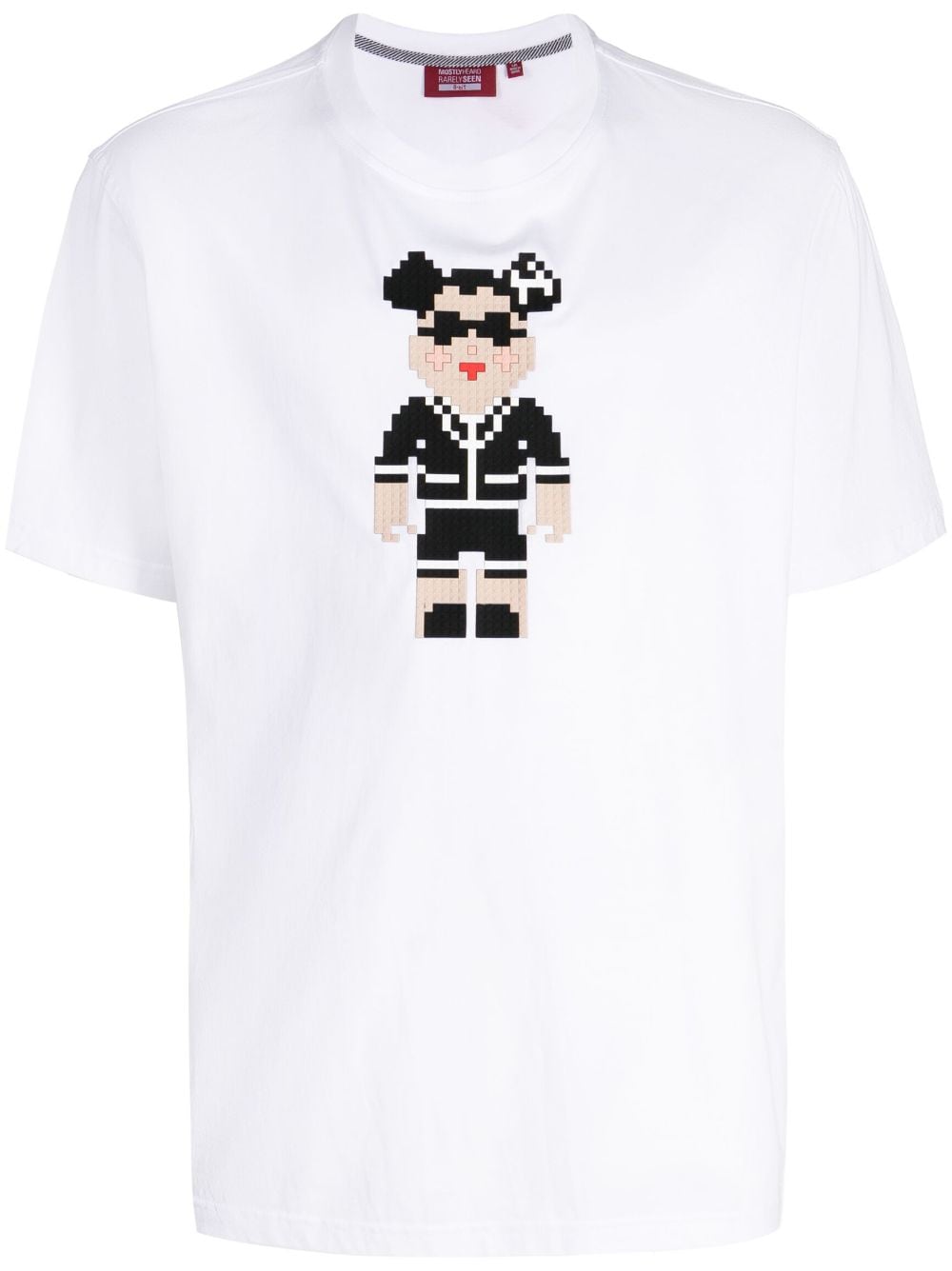 Mostly Heard Rarely Seen 8-Bit graphic-print cotton T-shirt - White von Mostly Heard Rarely Seen 8-Bit