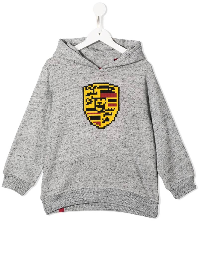 Mostly Heard Rarely Seen 8-Bit graphic-print cotton hoodie - Grey von Mostly Heard Rarely Seen 8-Bit