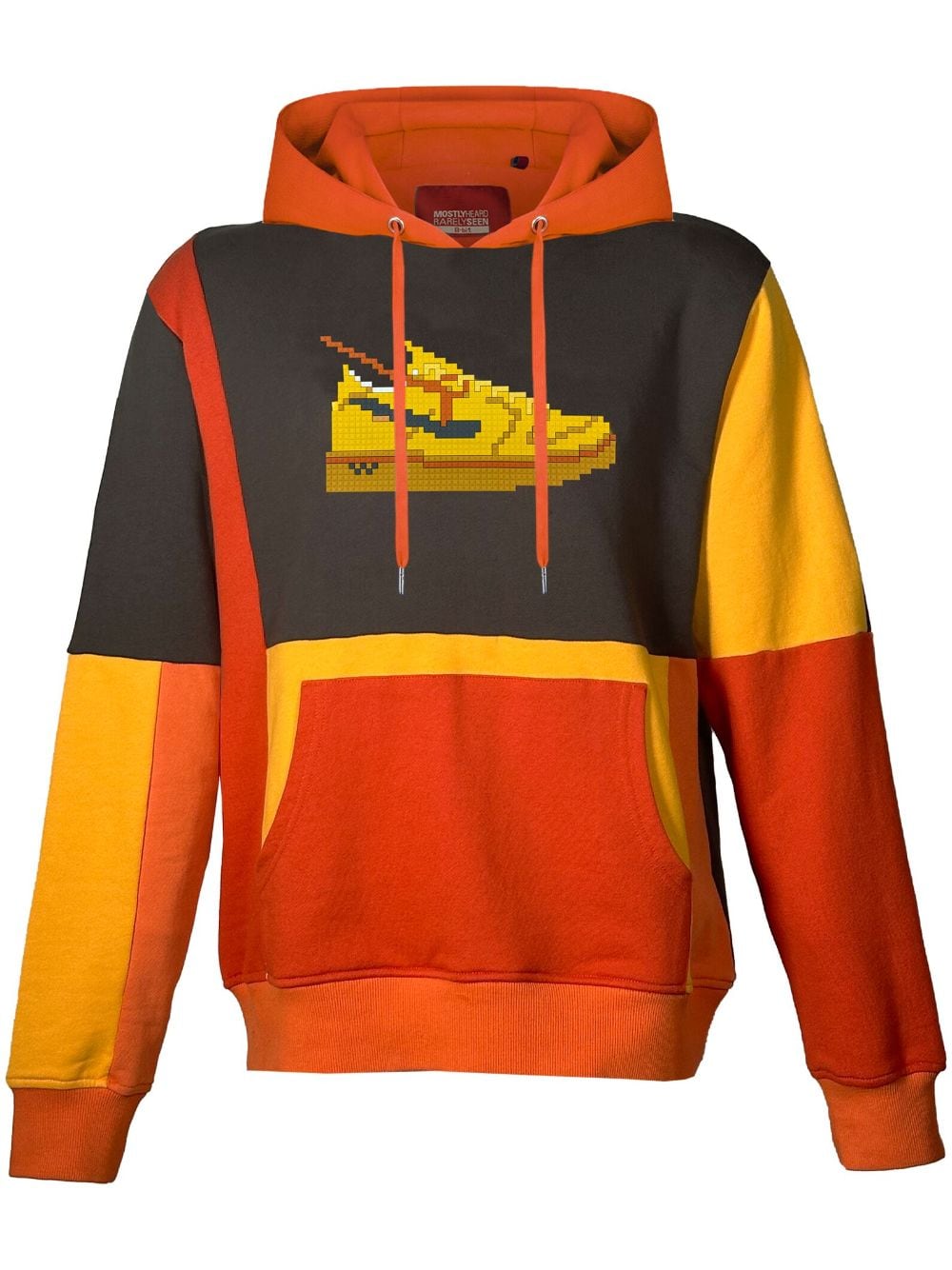 Mostly Heard Rarely Seen 8-Bit graphic-print cotton hoodie - Orange von Mostly Heard Rarely Seen 8-Bit