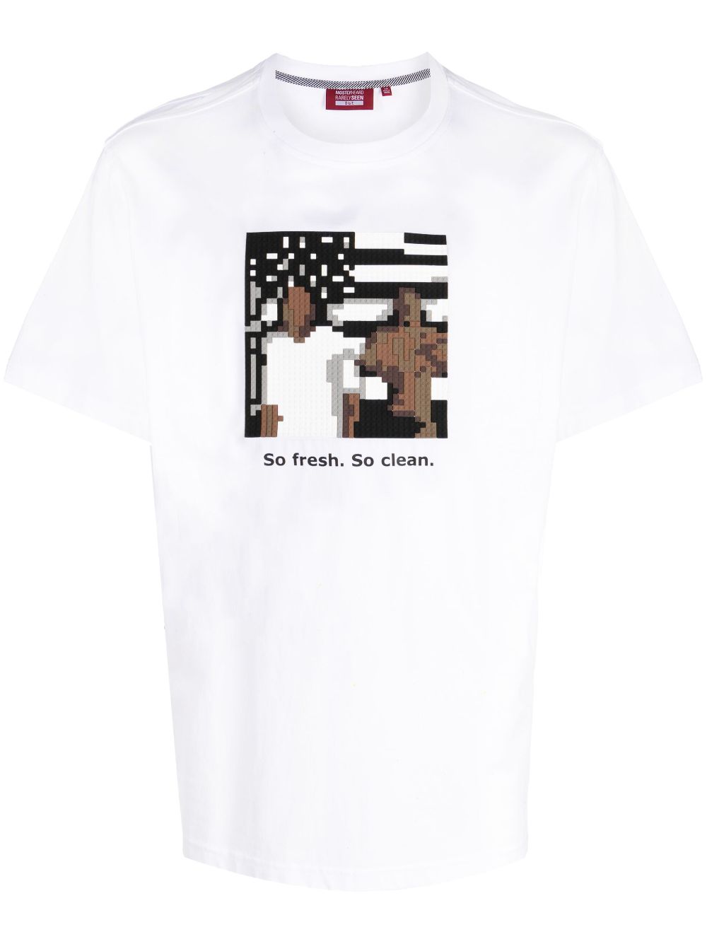 Mostly Heard Rarely Seen 8-Bit graphic-print short-sleeve T-shirt - White von Mostly Heard Rarely Seen 8-Bit