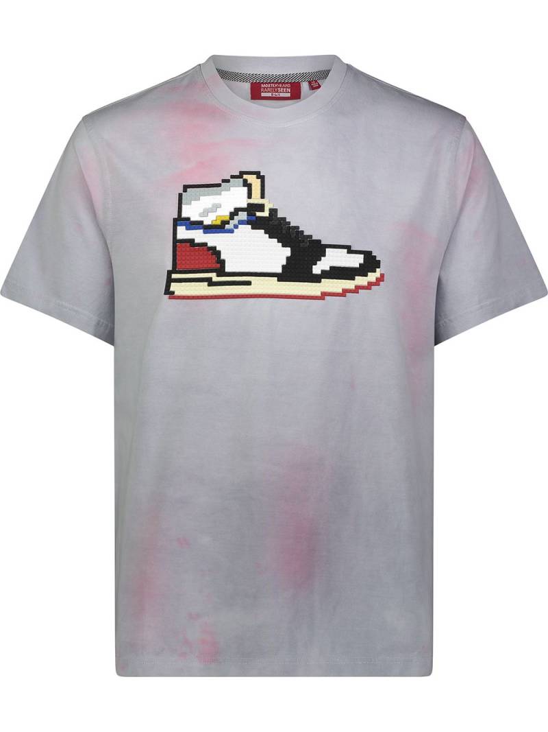 Mostly Heard Rarely Seen 8-Bit sneaker print T-shirt - Grey von Mostly Heard Rarely Seen 8-Bit