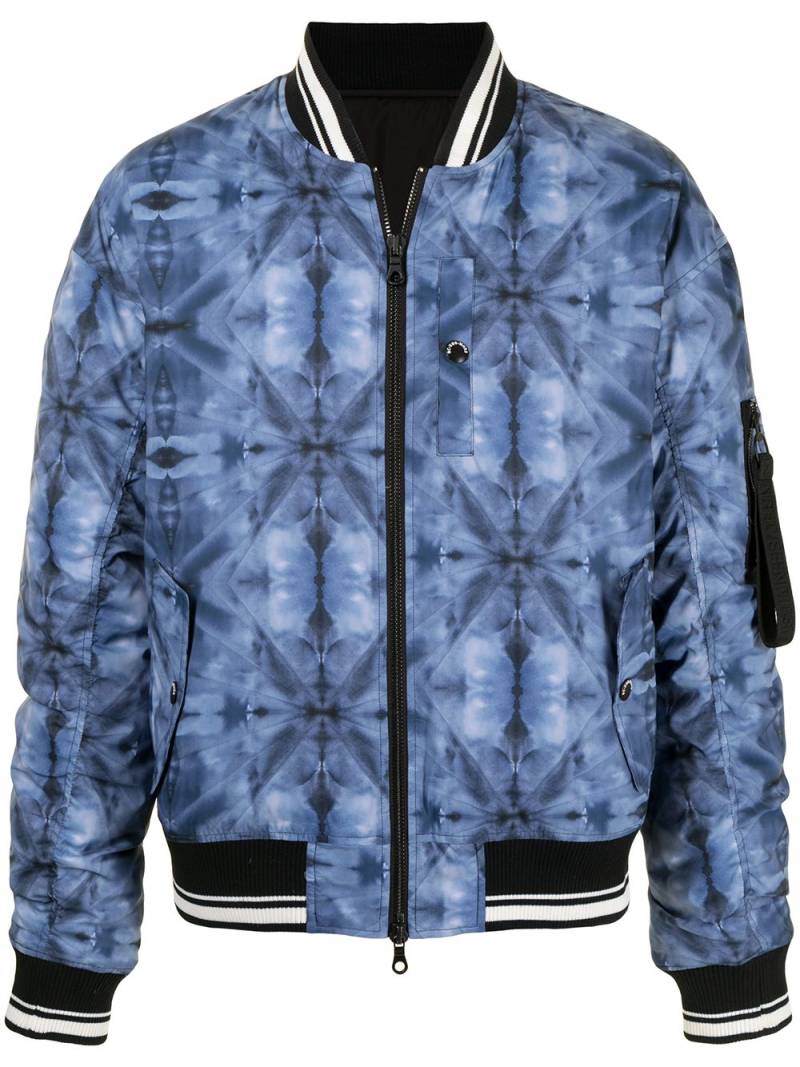 Mostly Heard Rarely Seen Kaleidoscope bomber jacket - Blue von Mostly Heard Rarely Seen