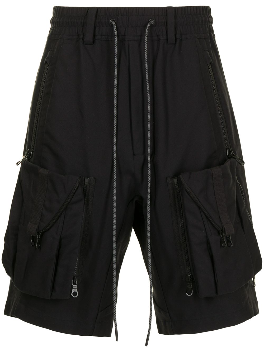 Mostly Heard Rarely Seen Zipoff cargo shorts - Black von Mostly Heard Rarely Seen