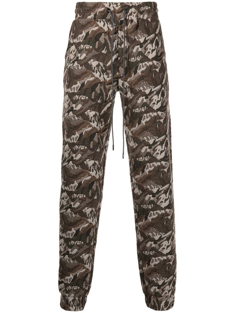 Mostly Heard Rarely Seen camouflage jacquard track pants - Brown von Mostly Heard Rarely Seen