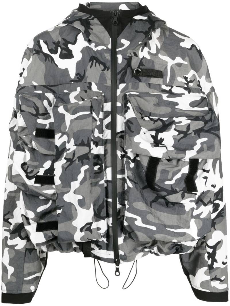 Mostly Heard Rarely Seen camouflage-print logo-embroidered jacket - Multicolour von Mostly Heard Rarely Seen