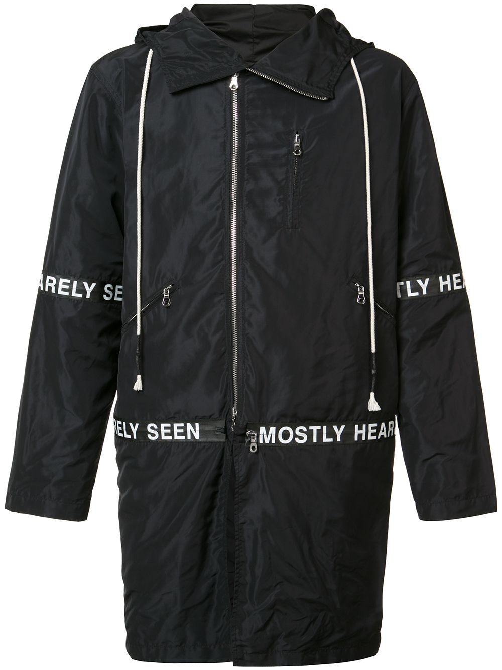 Mostly Heard Rarely Seen hooded parka - Black von Mostly Heard Rarely Seen