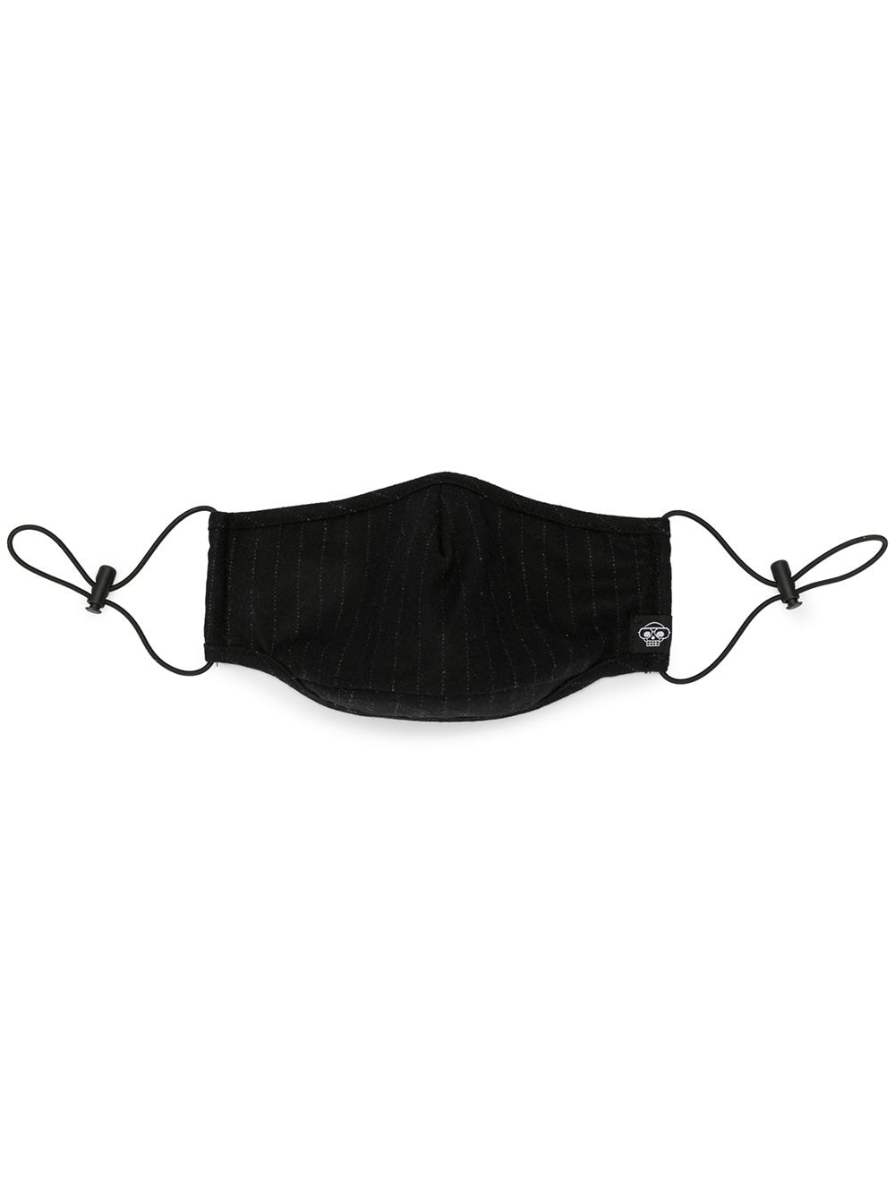 Mostly Heard Rarely Seen pinstripe face mask - Black von Mostly Heard Rarely Seen