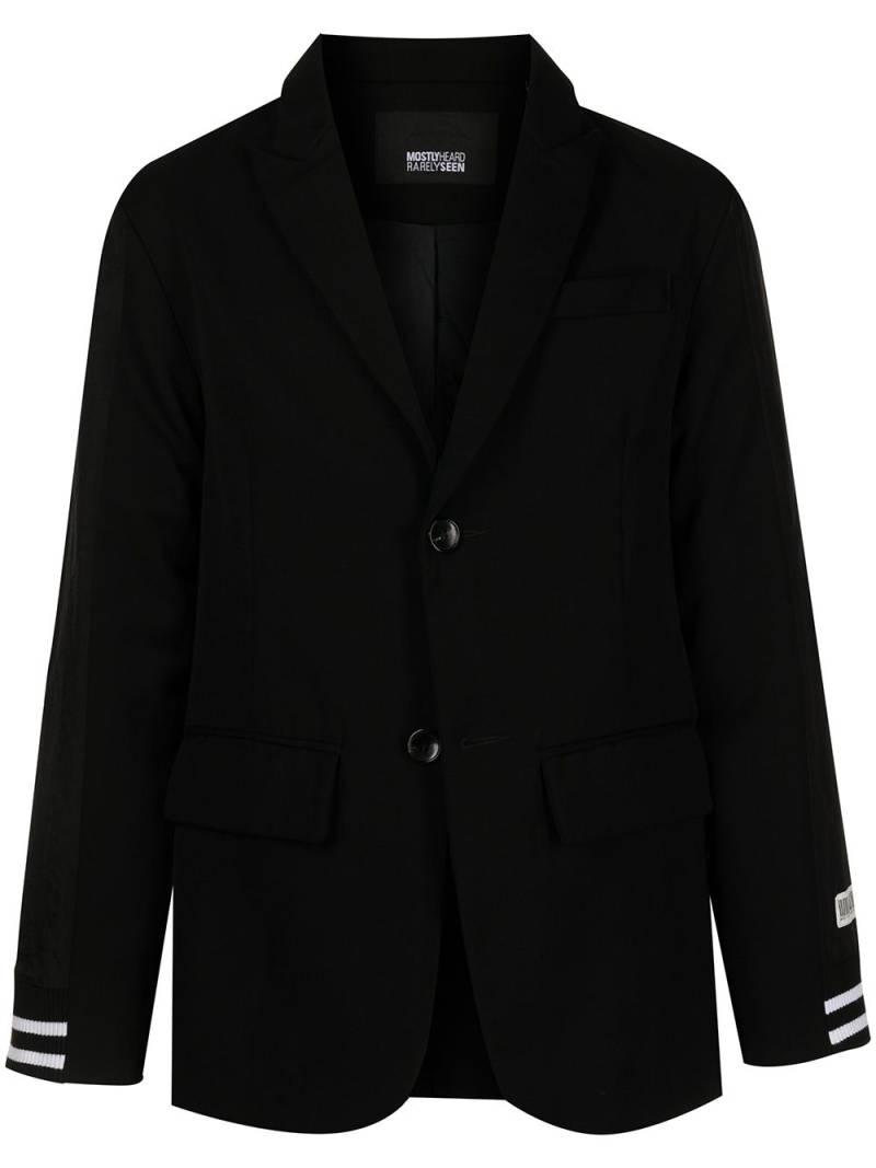 Mostly Heard Rarely Seen single-breasted wool jacket - Black von Mostly Heard Rarely Seen