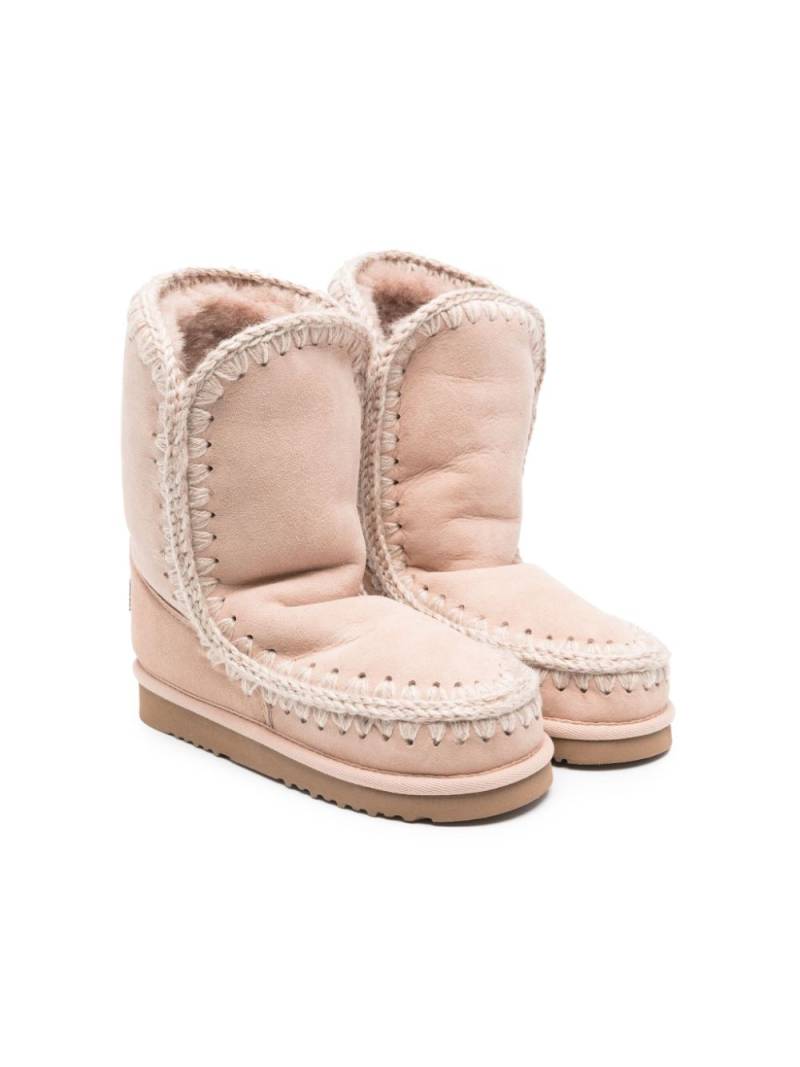 Mou Kids Eskimo suede boots - Pink von Mou Kids