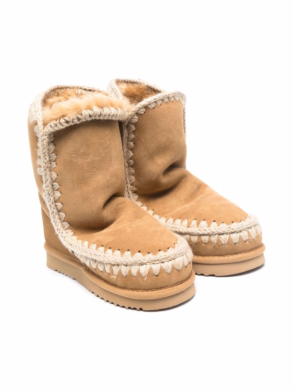 Mou Kids shearling lining boots - Brown von Mou Kids