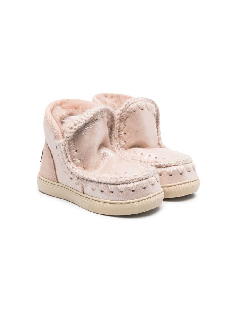 Mou Kids suede ankle boots - Pink von Mou Kids