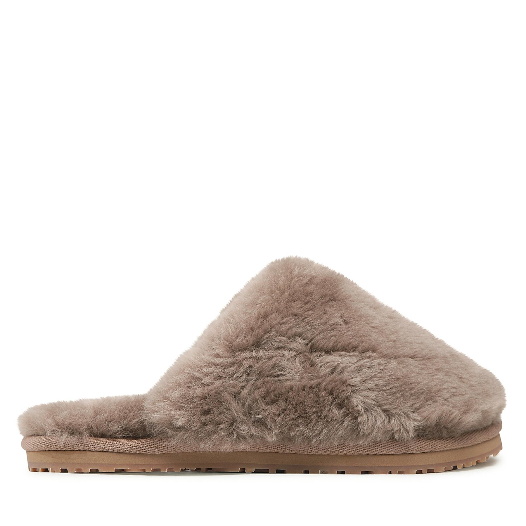 Hausschuhe Mou Closed Toe Sheepskin Fur Slippper FW161000L Beige von Mou