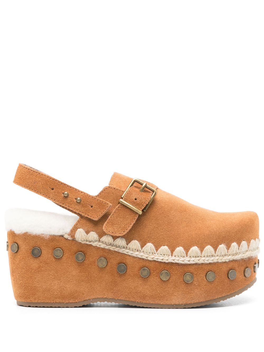 Mou 67mm Clog mules - Brown von Mou