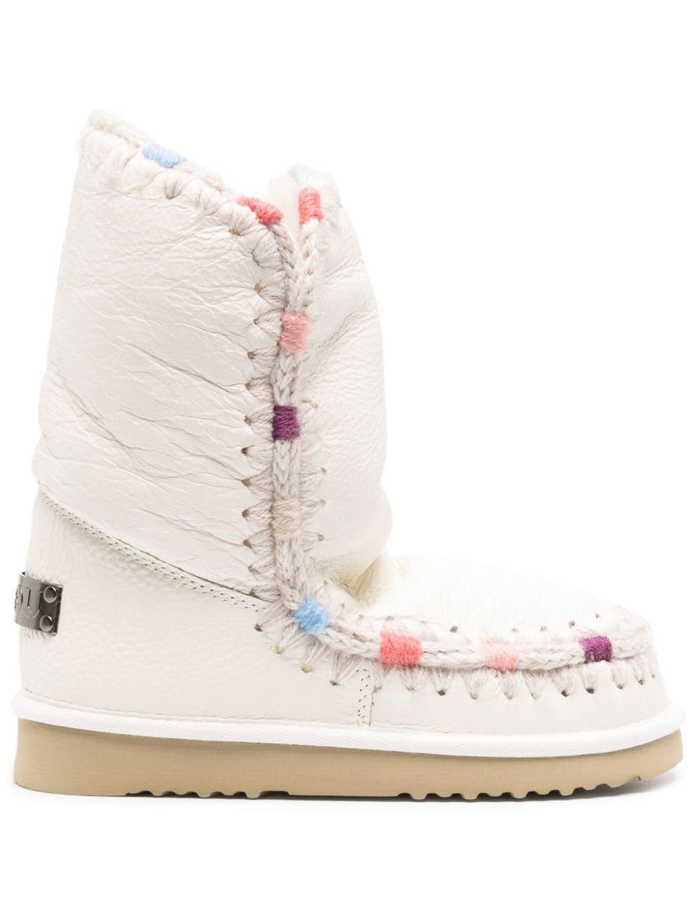 Mou Eskimo 24 leather boots - White von Mou